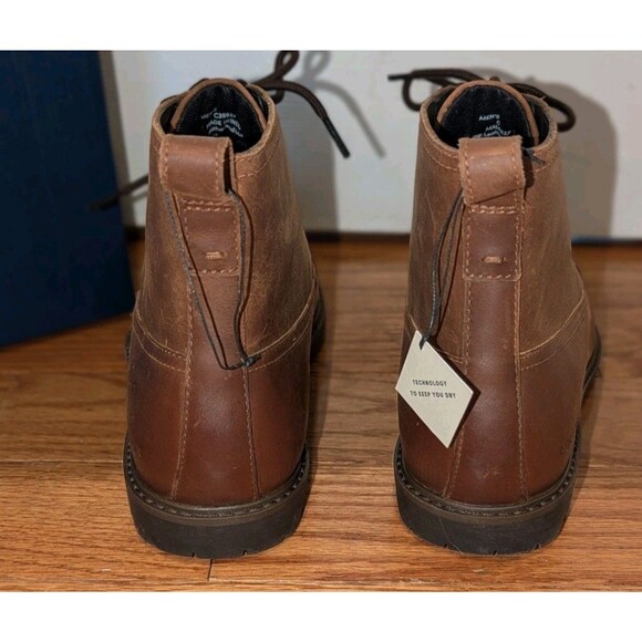Quiet Luxury Cole Haan Grand+ Lug Chukka Boots Brown Leather NIB Men\'s 8.5‎ main image 6